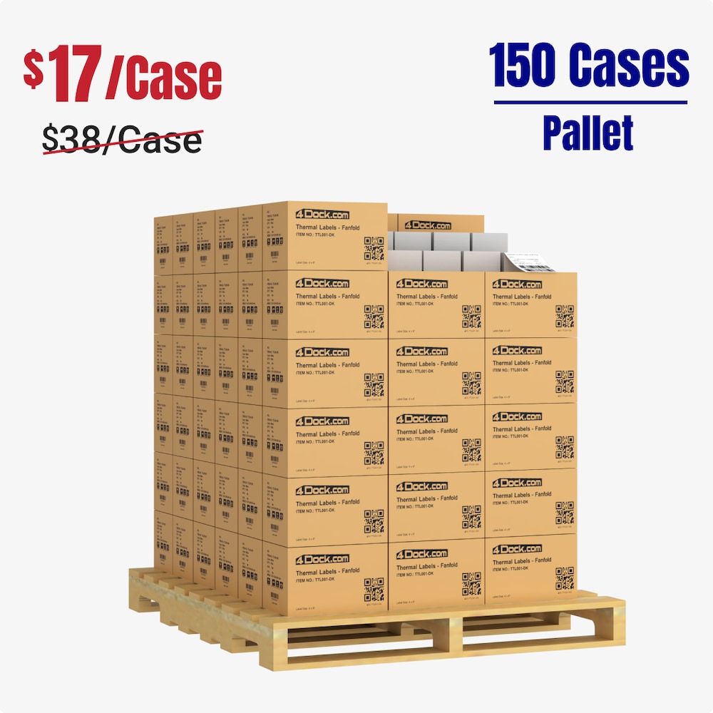 Thermal Labels - Fanfold_4Dock